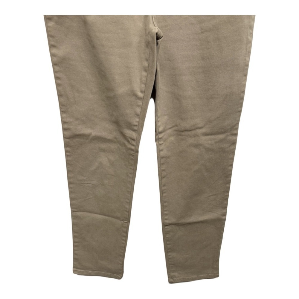 Gloria Vanderbilt Amanda Denim Jeans Women's 10 Average Tan Straight High Rise - Picture 3 of 8